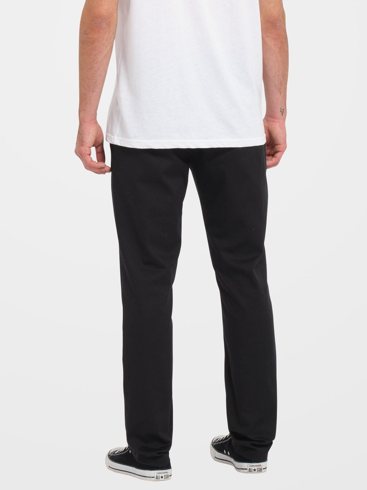 Frickin Slim Stretch Chino Trousers - BLACK (A1112305_BLK) [B]