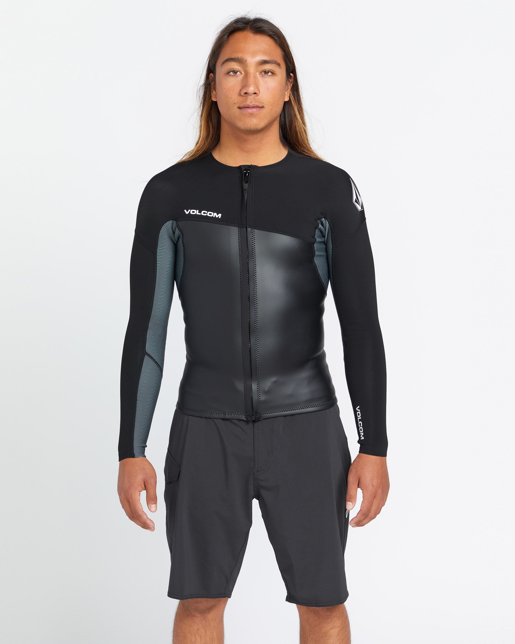 1.5Mm Front Zip Neoprene Jacke - BLACK - Herren - Volcom Deutschland