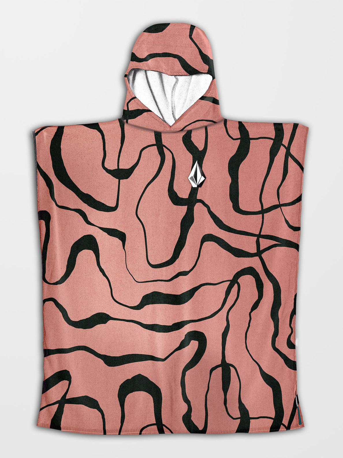 Hooded Changing Handtuch - SALMON