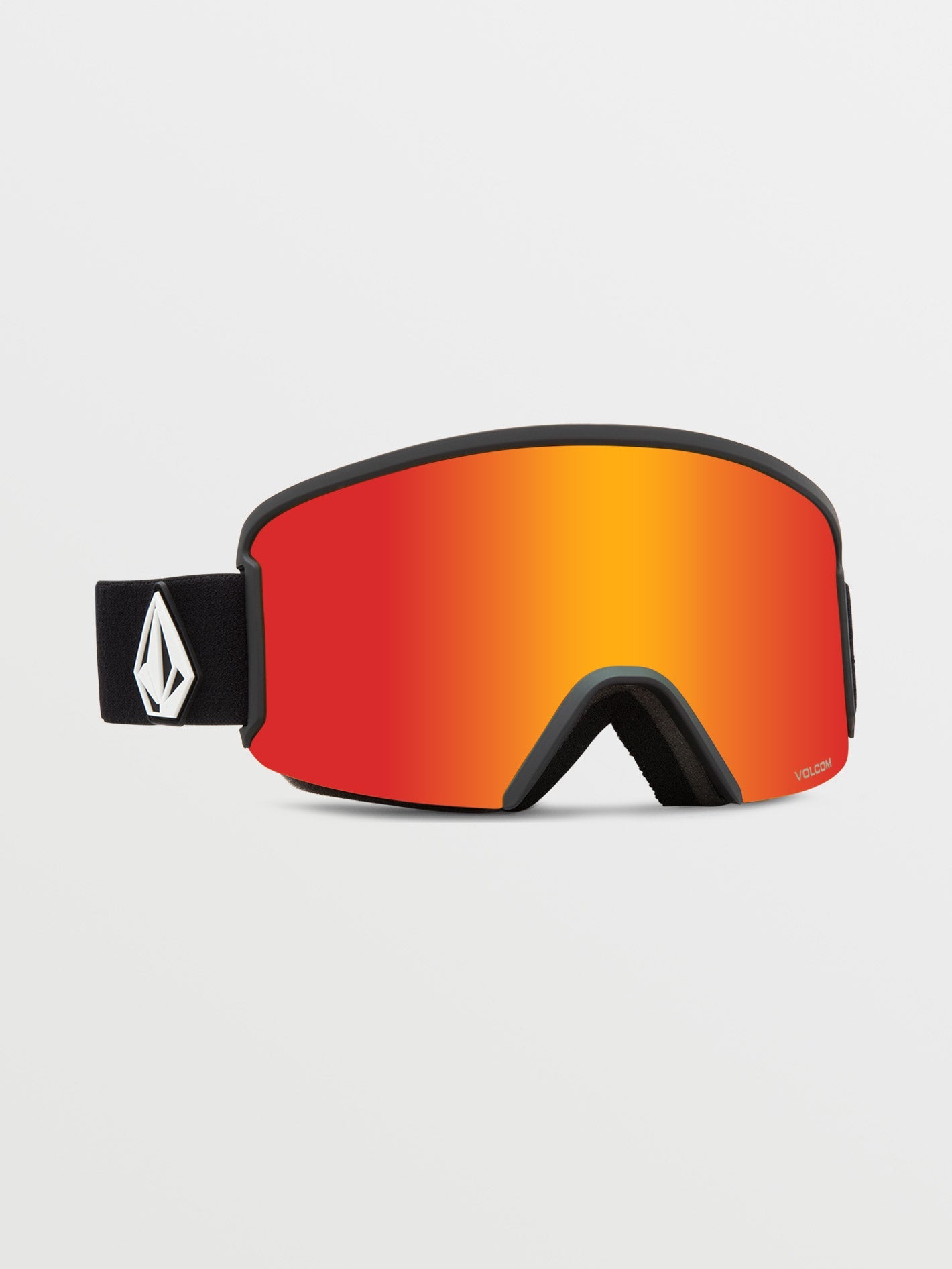 VOLCOM GARDEN ゴーグル MatteBlack Red Chrome Garden Matte Black Goggle (+ Bonus Lens - Yellow) - RED CHROME