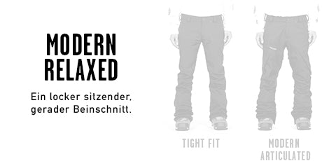 Herren Hosen Snow Modern Relaxed Fits