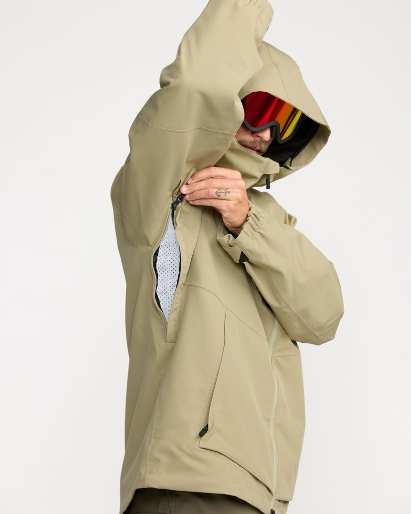 Brighton Full Zip Jacke - Moss Green