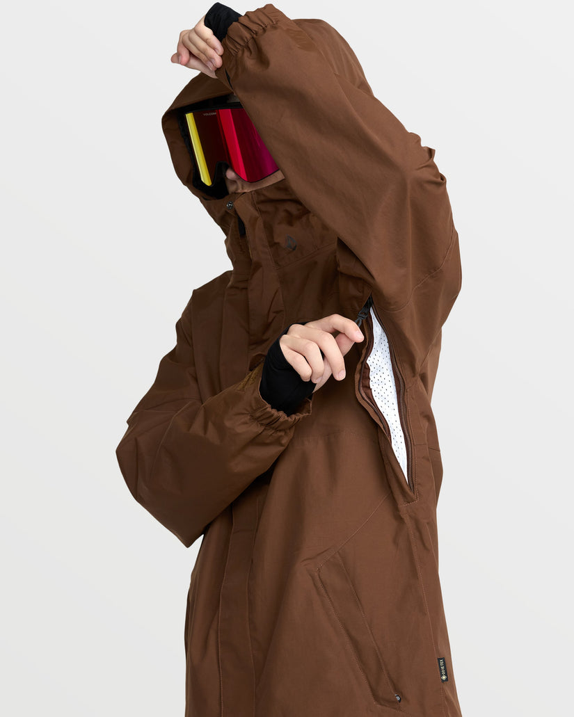 L Insulated Gore-Tex Jacke - Brown