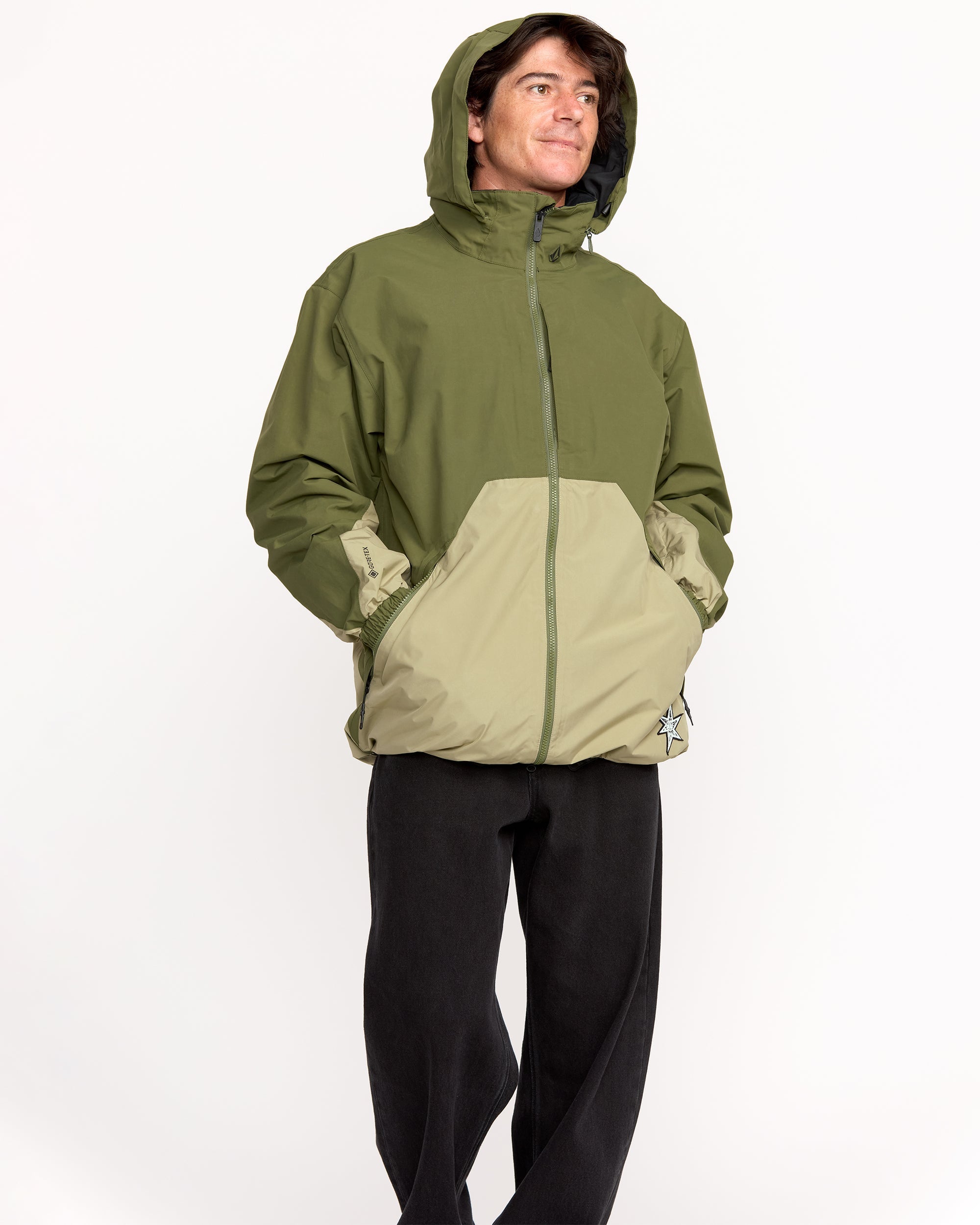Longo Gore-Tex Jacke - Dark Olive - Herren - Volcom Deutschland
