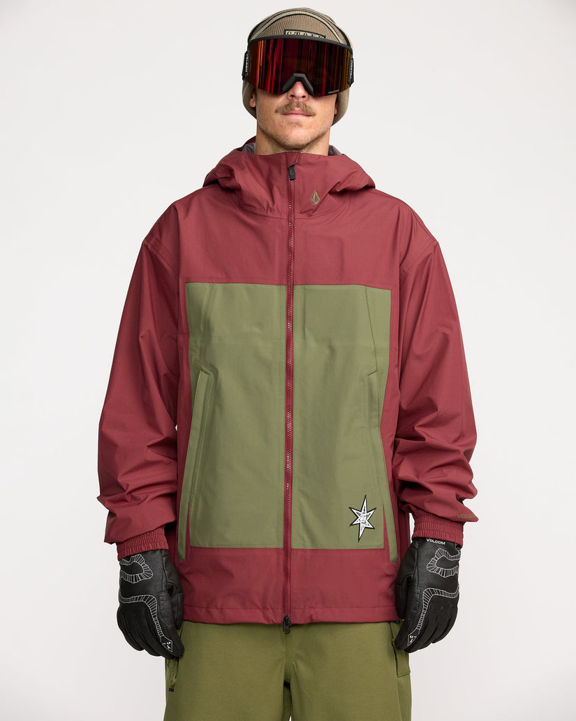 Arthur 3L Jacke - Burnt Red