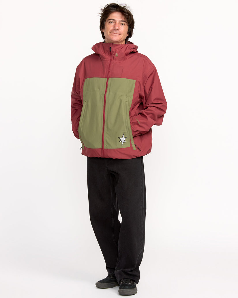 Arthur 3L Jacke - Burnt Red