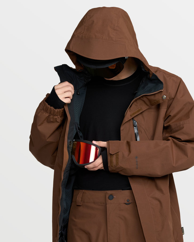L Insulated Gore-Tex Jacke - Brown