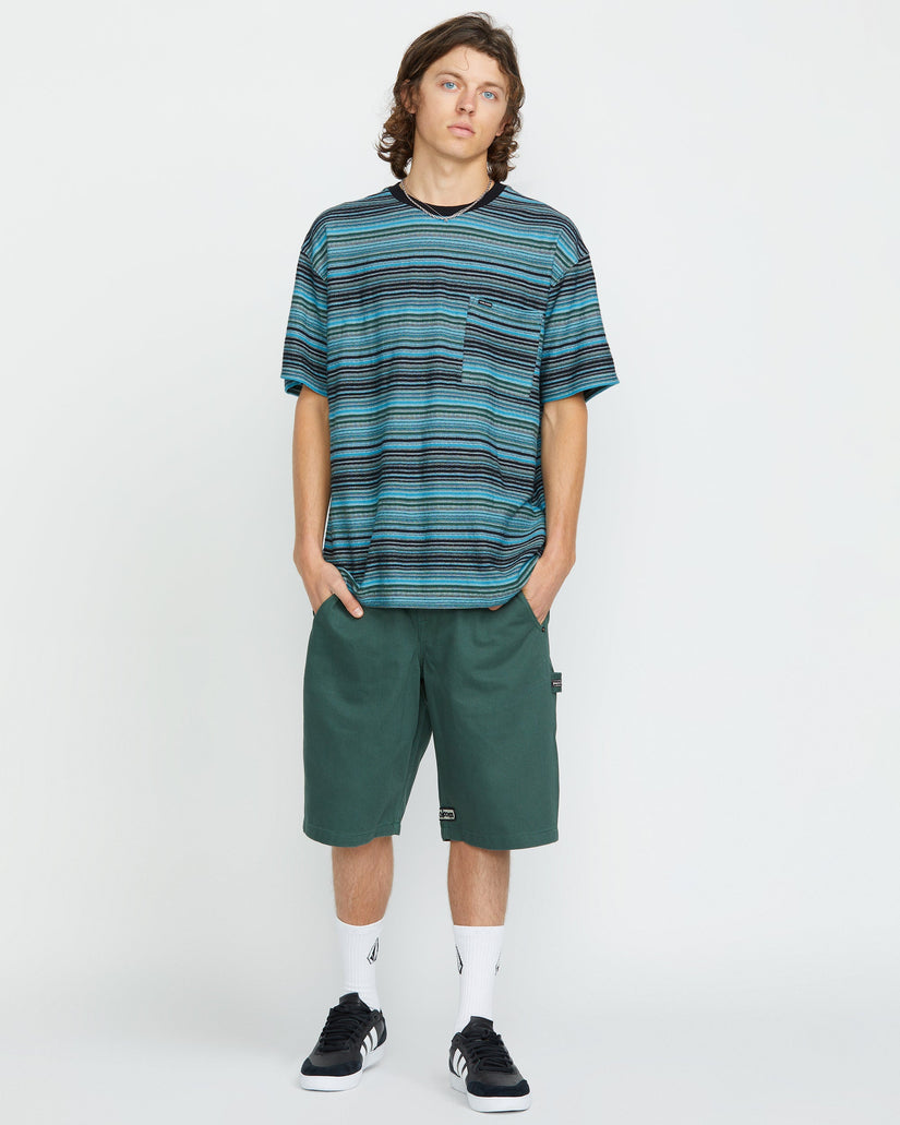 Slide Stone T-shirt - DARK BLACK HEATHER