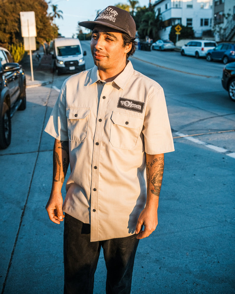 Volcom Ent Shirt - PALE KHAKI