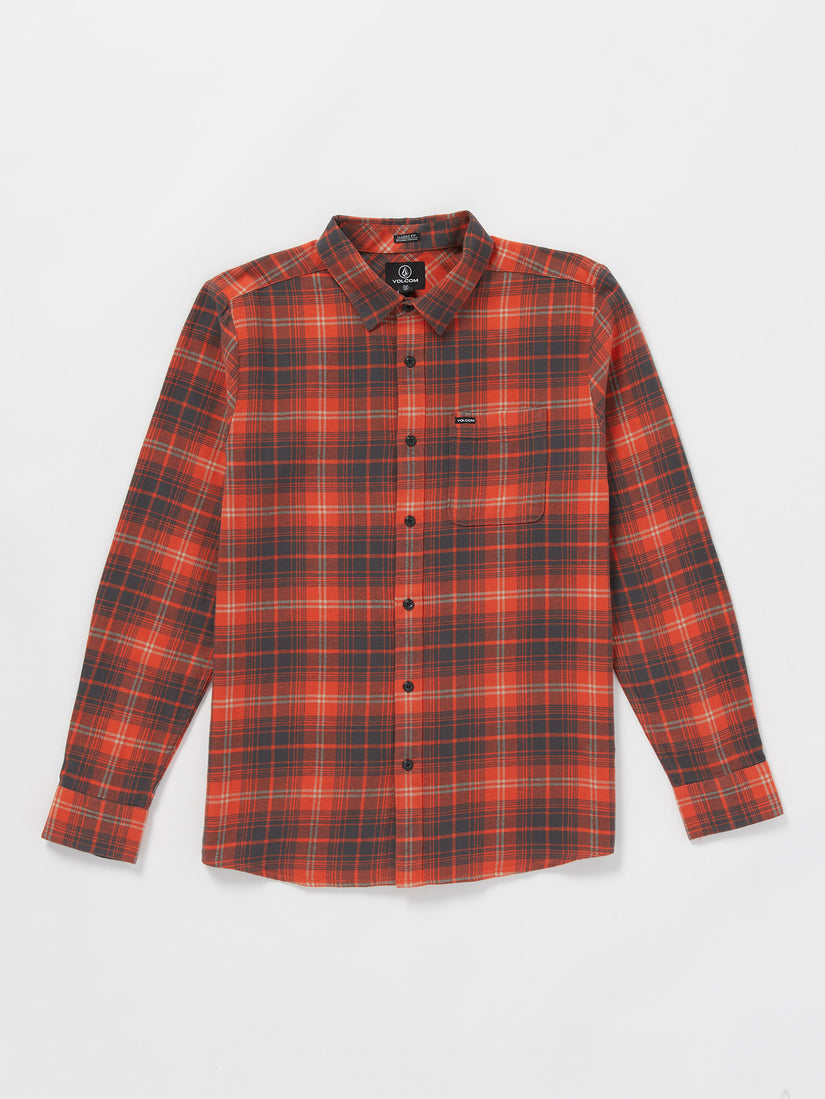 Caden Plaid Hemd - Bright Red