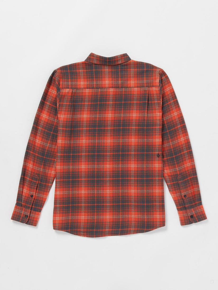 Caden Plaid Hemd - Bright Red