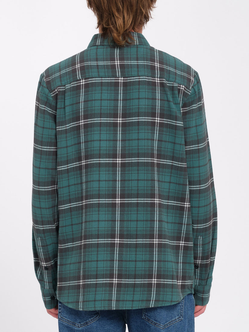 Caden Plaid Hemd - Sea Green