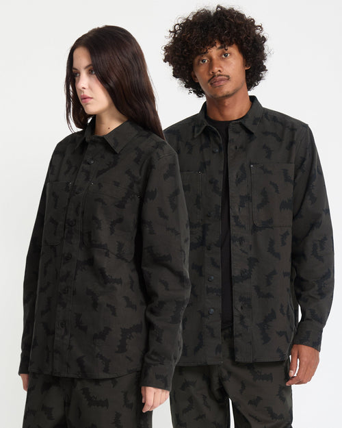 J.J. Villard Hemd - Rinsed Black