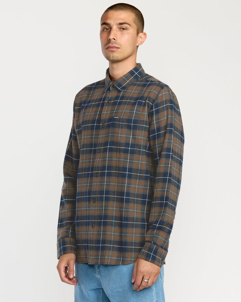 Caden Kariertes Hemd - Navy