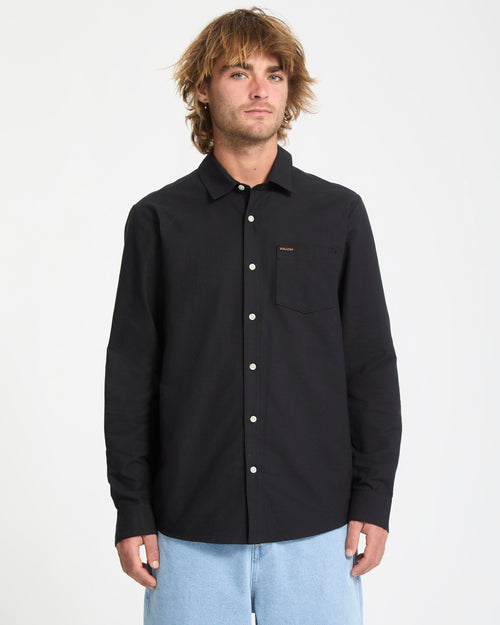 Veeco Oxford-Hemd - Black