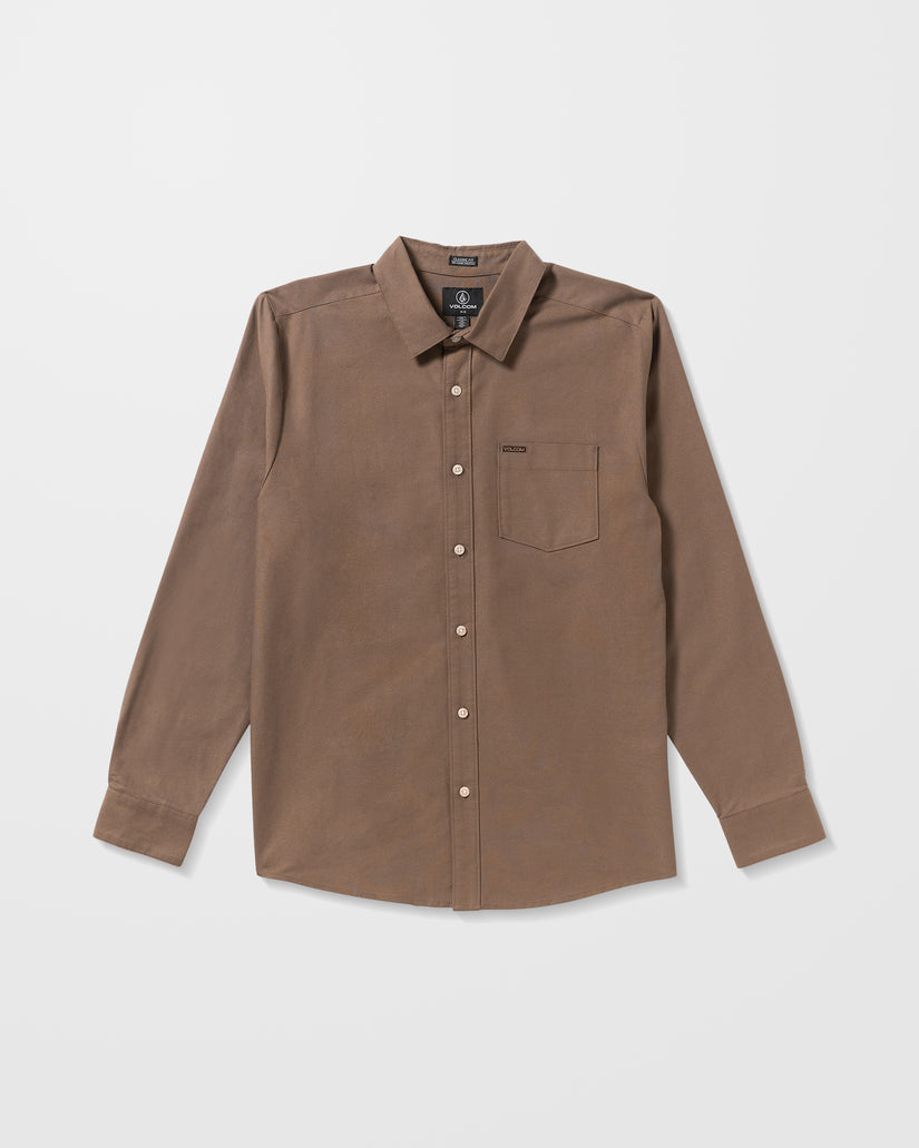 Veeco Oxford-Hemd - Brown Stone