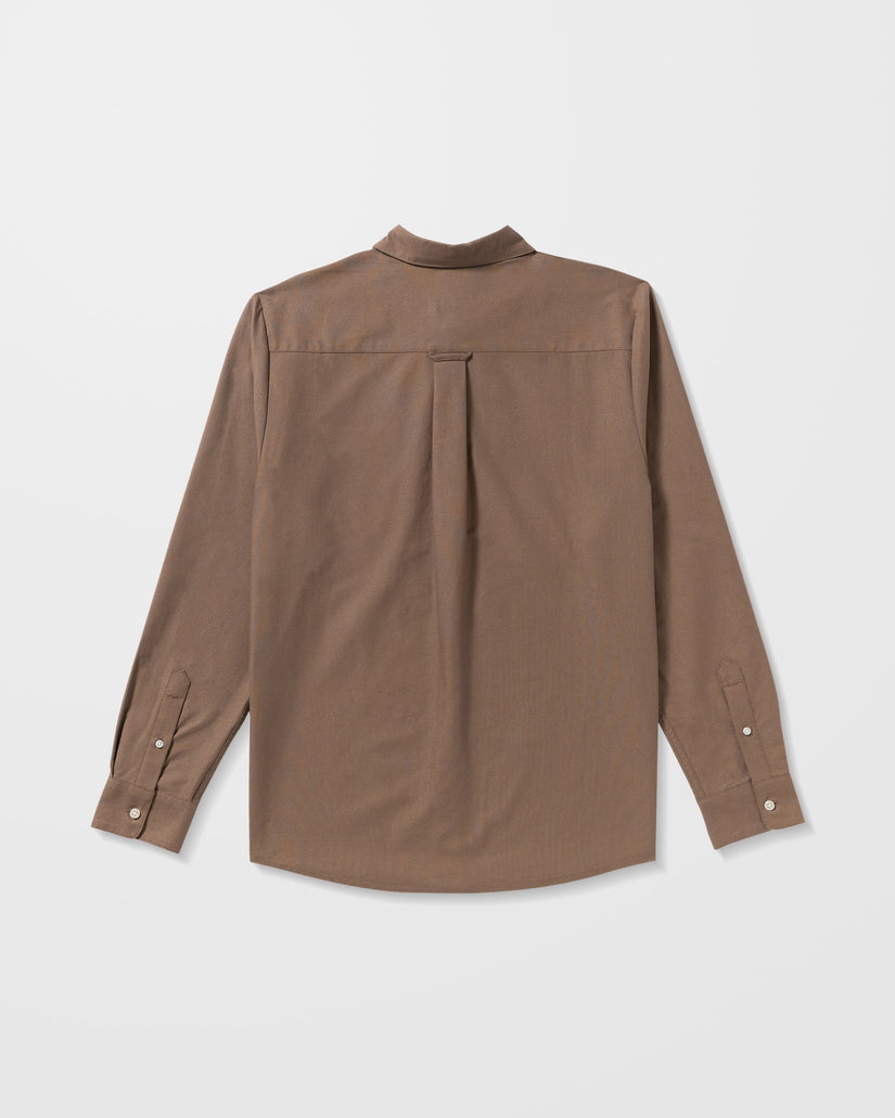 Veeco Oxford-Hemd - Brown Stone