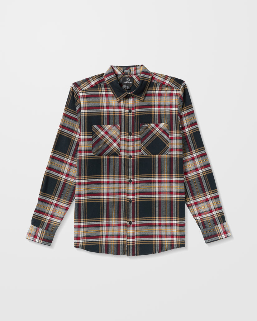 Netastone Flanellhemd - Antique Black