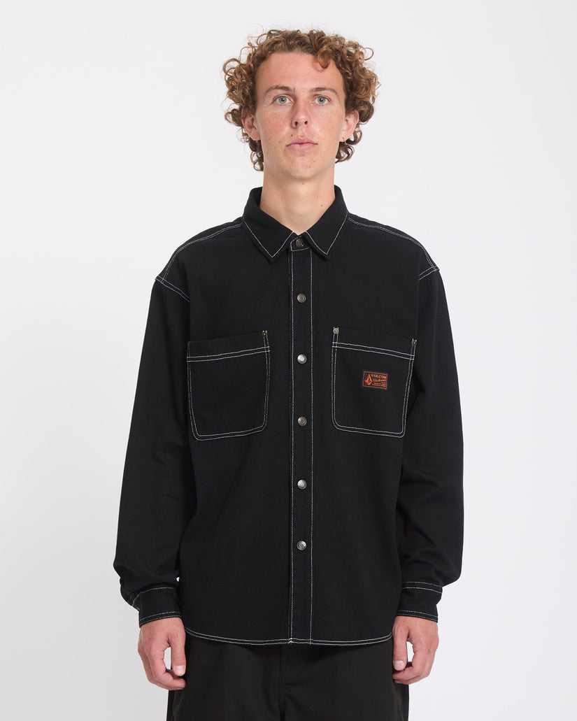 Levelstone Hemd - Black White