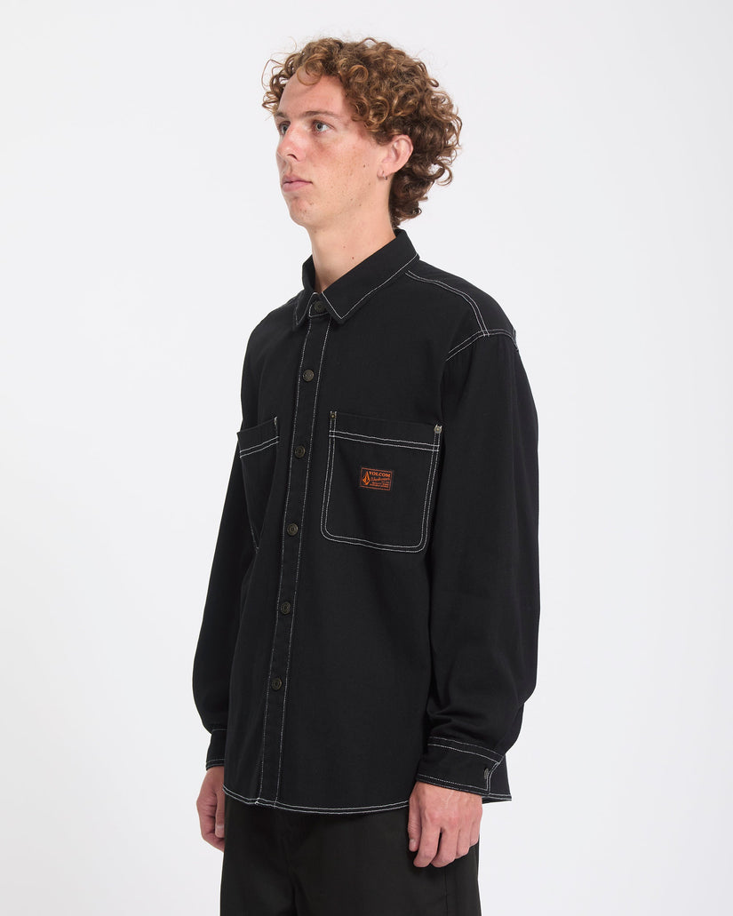 Levelstone Hemd - Black White