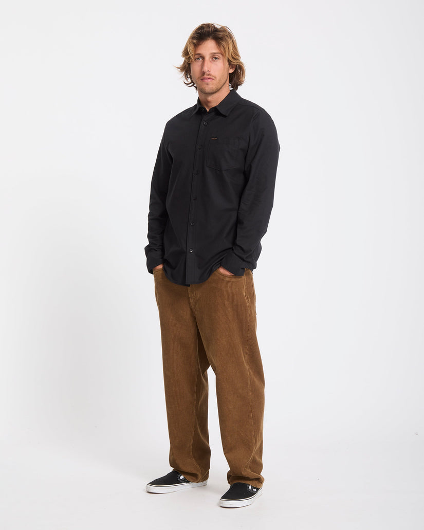 Veeco Oxford Hemd - Black