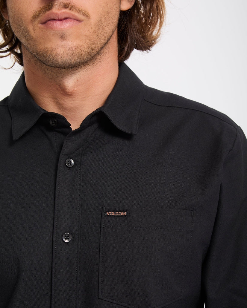 Veeco Oxford Hemd - Black