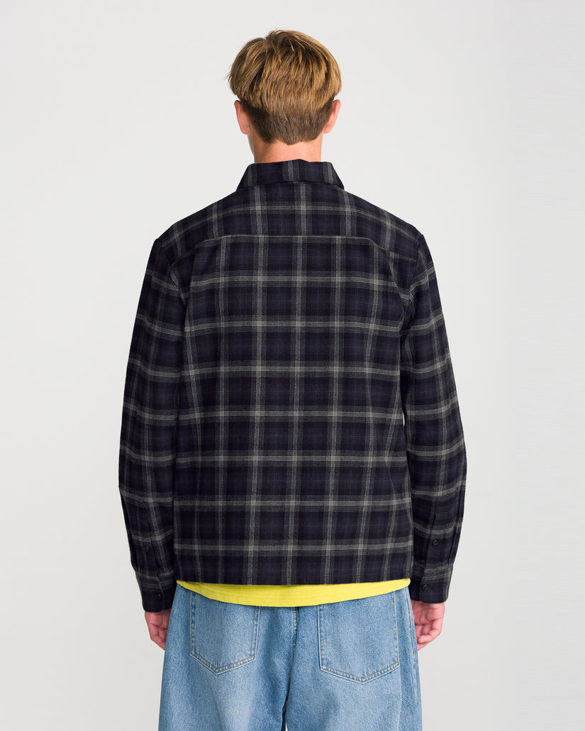 Fieldstone Zip Up Hemd - Black