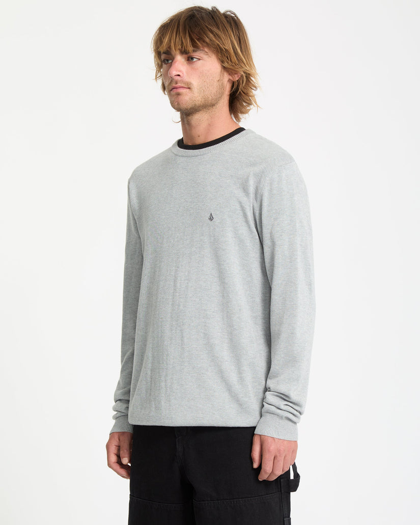 Uperstand Pullover - Light Grey Heather