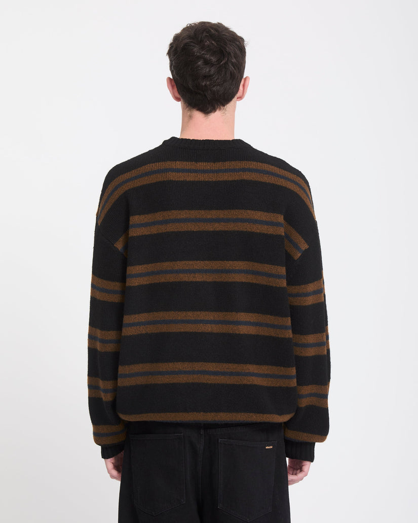 Striperstand Pullover - Black