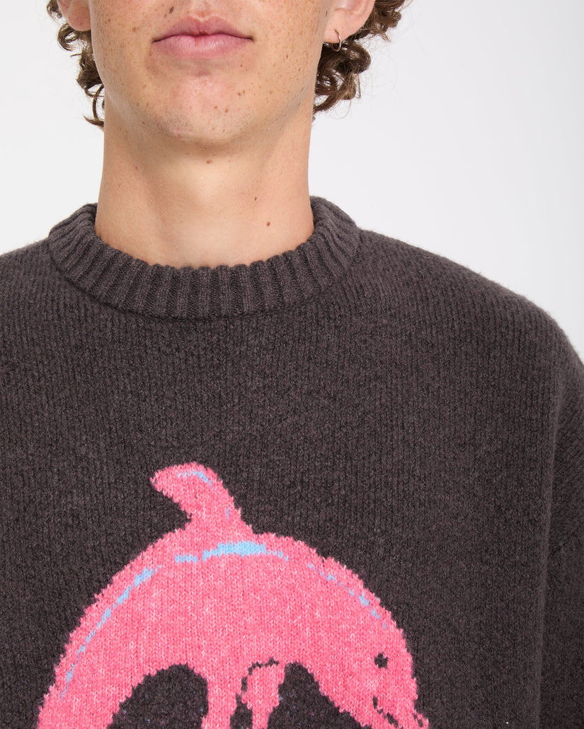 Ozzy Dolphin Pullover - Raisin
