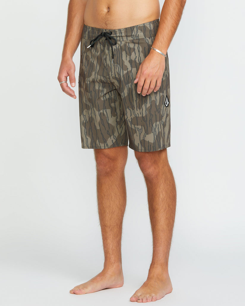 Lido Solid Mod 20" Boardshorts - BRINDLE