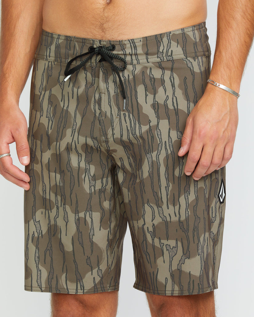 Lido Solid Mod 20" Boardshorts - BRINDLE