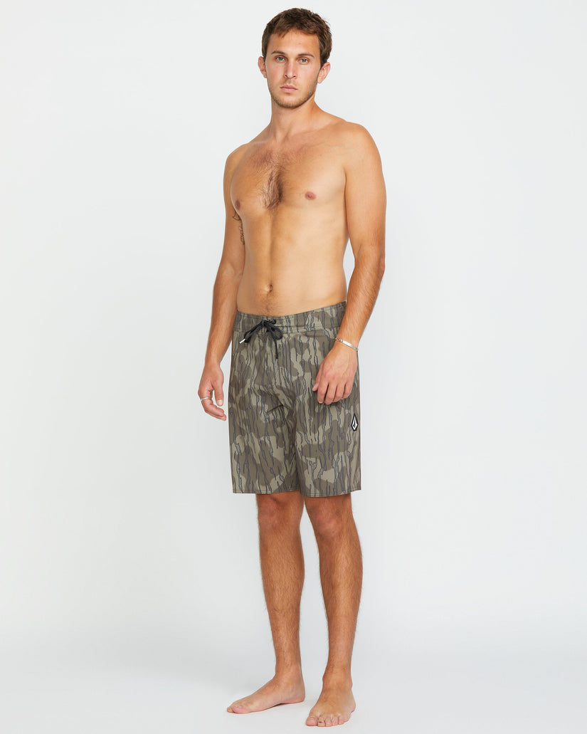 Lido Solid Mod 20" Boardshorts - BRINDLE