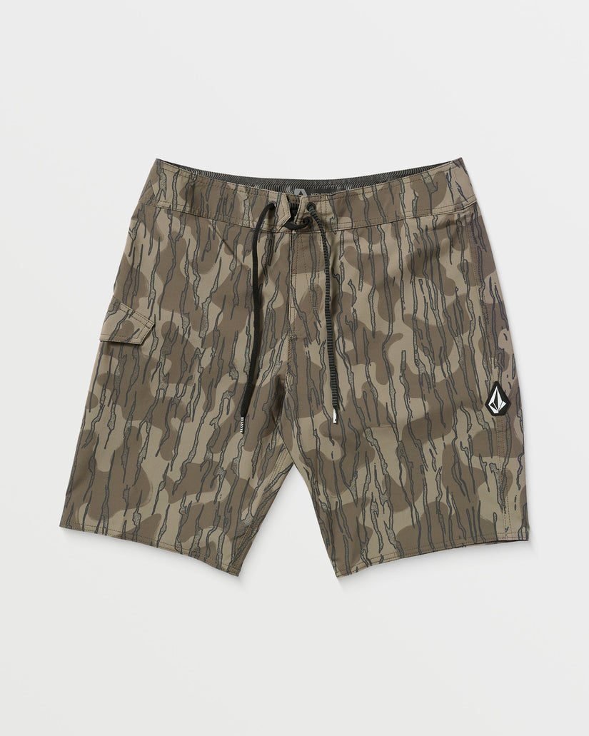 Lido Solid Mod 20" Boardshorts - BRINDLE