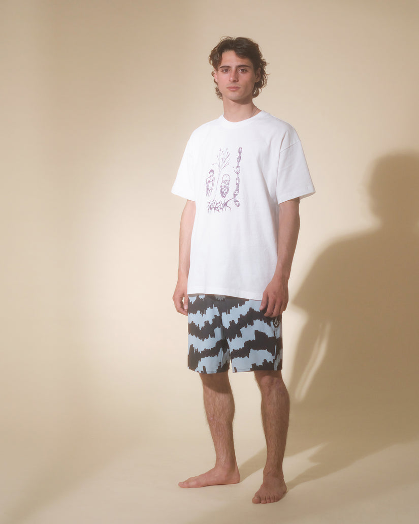 Multifarious Mod 18" Boardshorts - CAROLINA BLUE