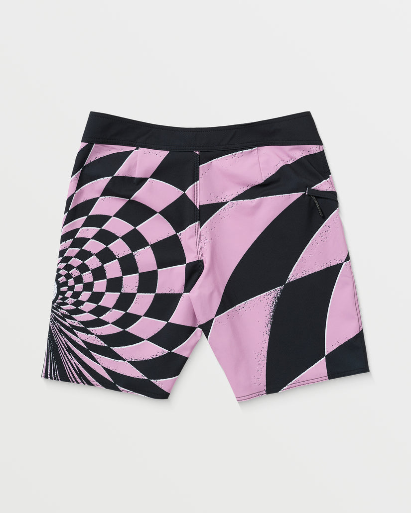 Spiral Stn Mod 20" Boardshorts - STEEL PURPLE