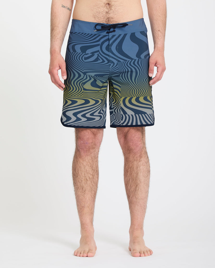 Encounter Scallop Mod 19" Boardshorts - Blueberry