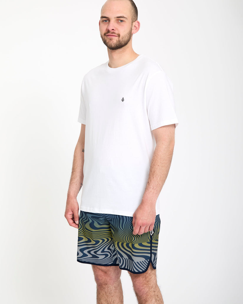 Encounter Scallop Mod 19" Boardshorts - Blueberry