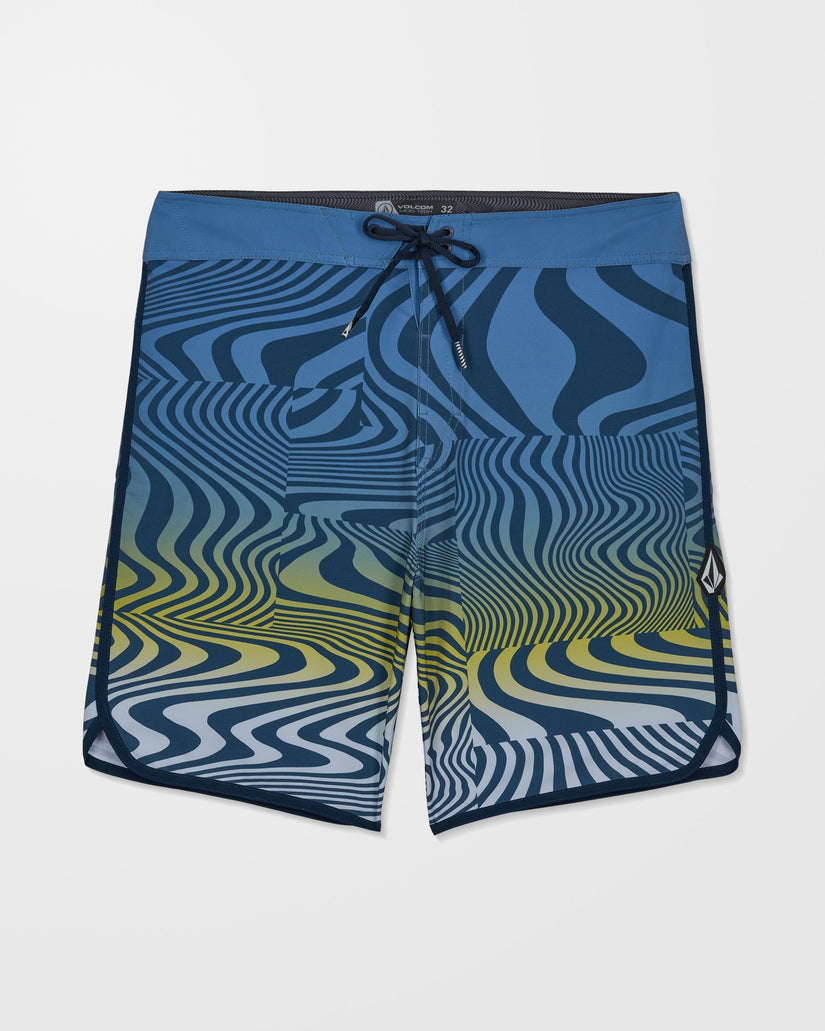 Encounter Scallop Mod 19" Boardshorts - Blueberry