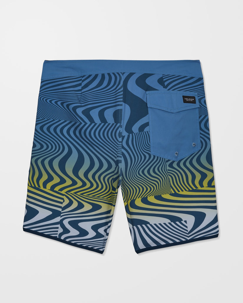 Encounter Scallop Mod 19" Boardshorts - Blueberry