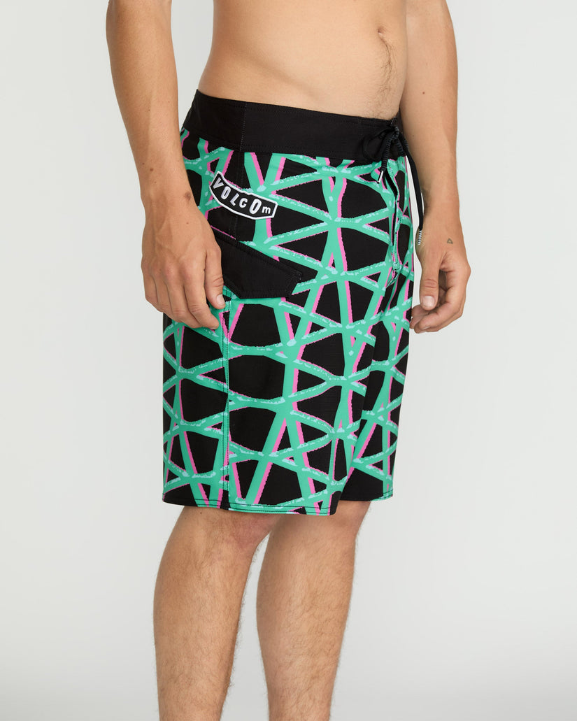 St4R G4Zer Mod 20" Boardshorts - Black