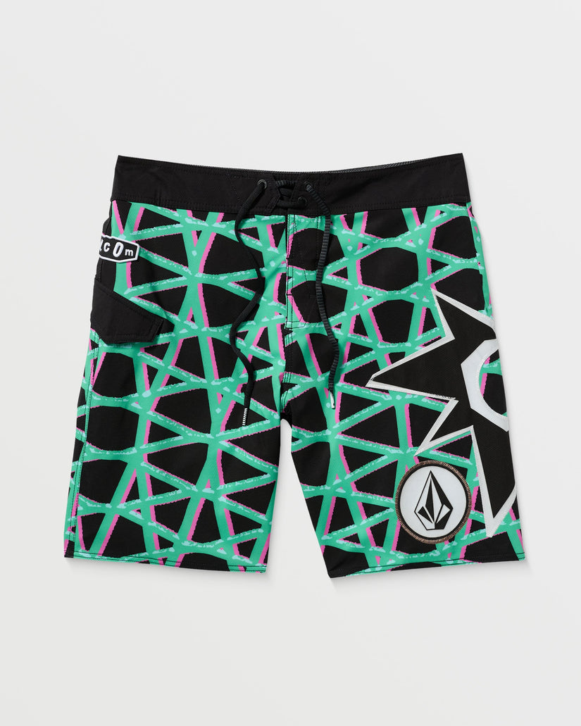 St4R G4Zer Mod 20" Boardshorts - Black