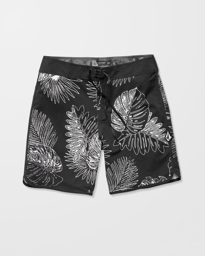 Scallop Mod 19" Boardshorts - Black