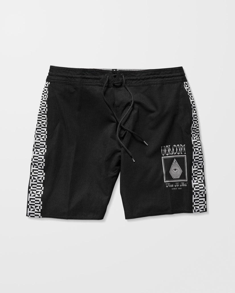 Yewster Loose Stoney 18" Boardshorts - Black