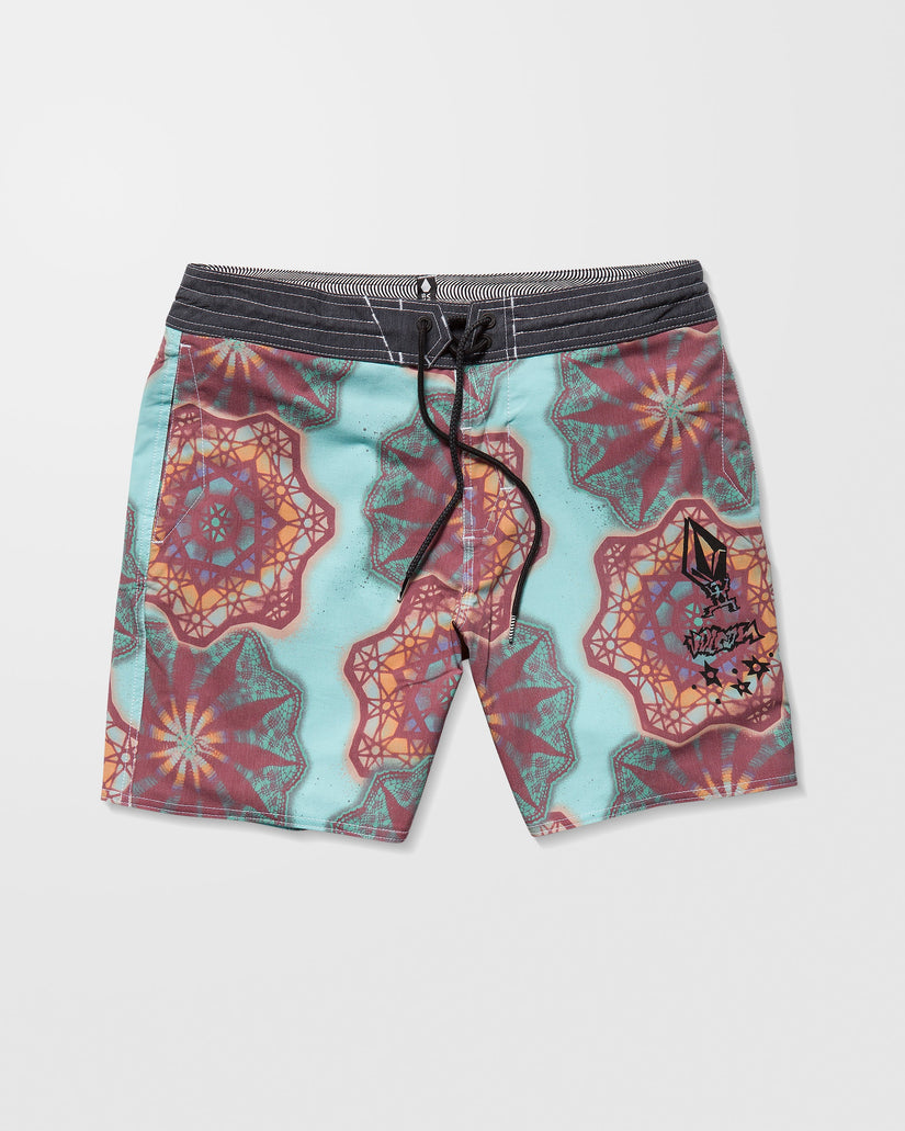 Pcs Star Shields Stoney 18" Boardshorts - Black