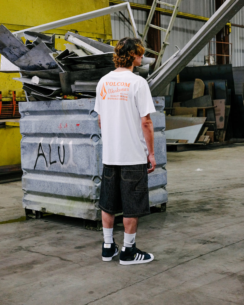 Work Dialed 22" Shorts - Black Stripe