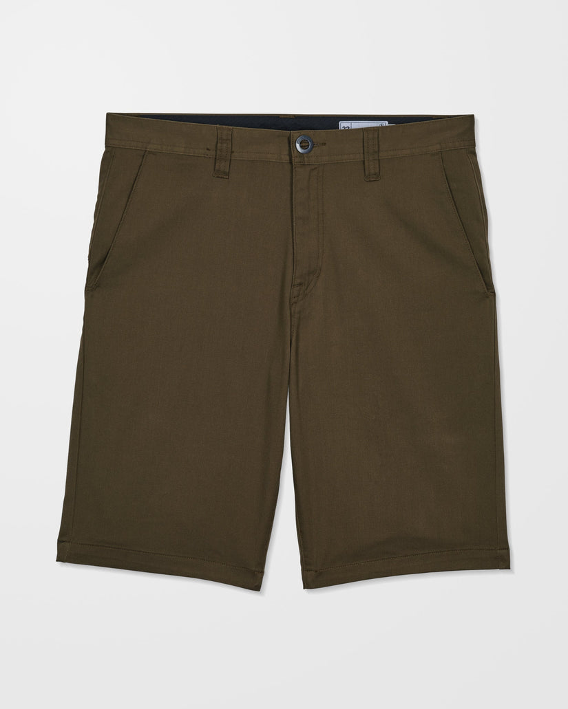 Frickin Modern Stretch 21" Shorts - Sage Leaf