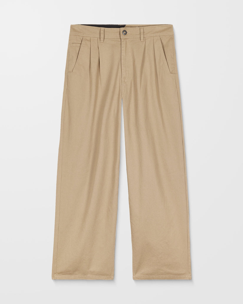 Baggos Pleat Hose - Khaki