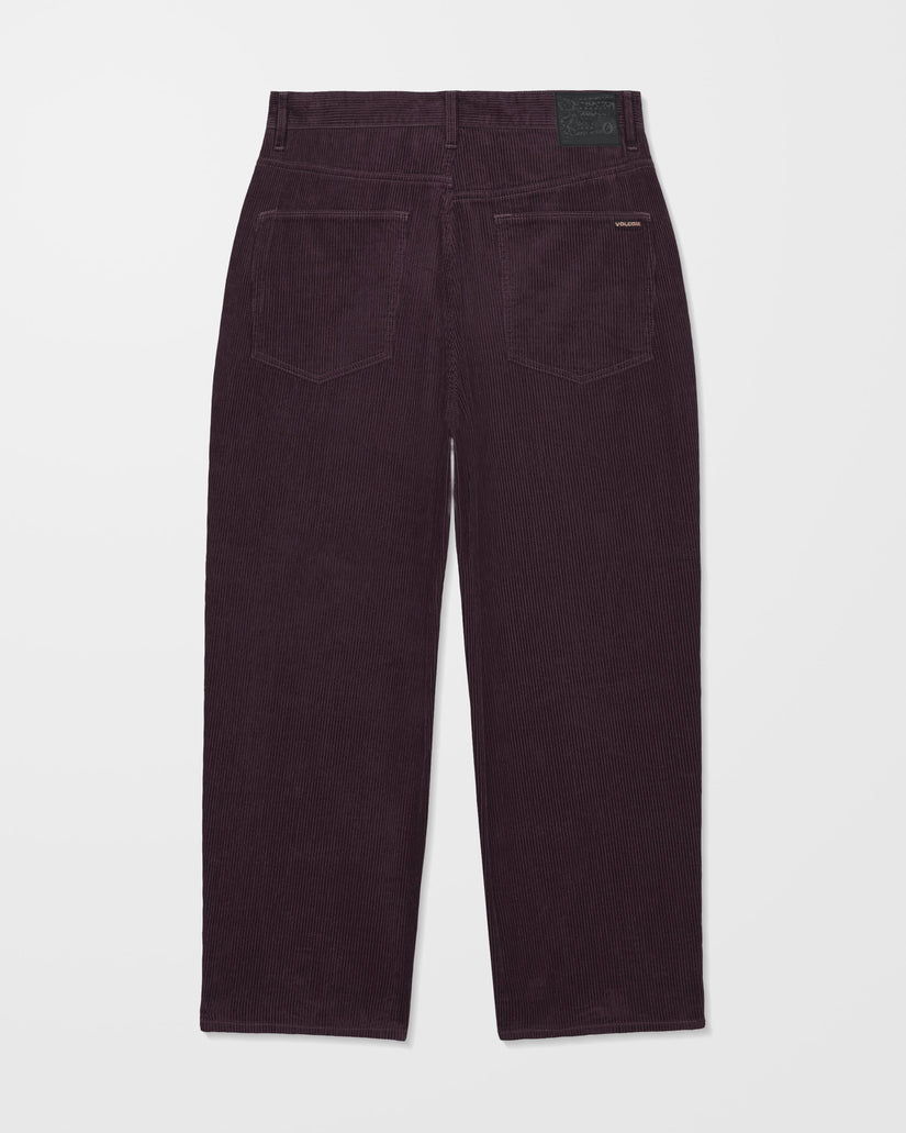 Billow Tapered Cordhose - Raisin
