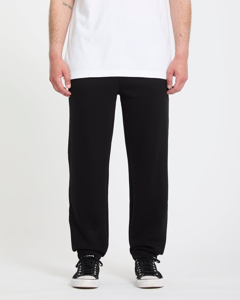 Single Stone Fleece Jogginghose - Black